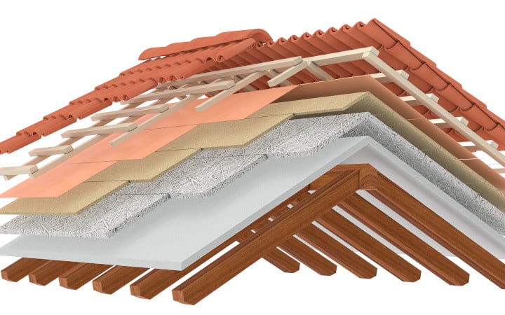 Les différentes couches pour l'isolation thermique d'un toit