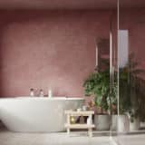 Tendance salle de bain 2025 - Couleur rose poudrée